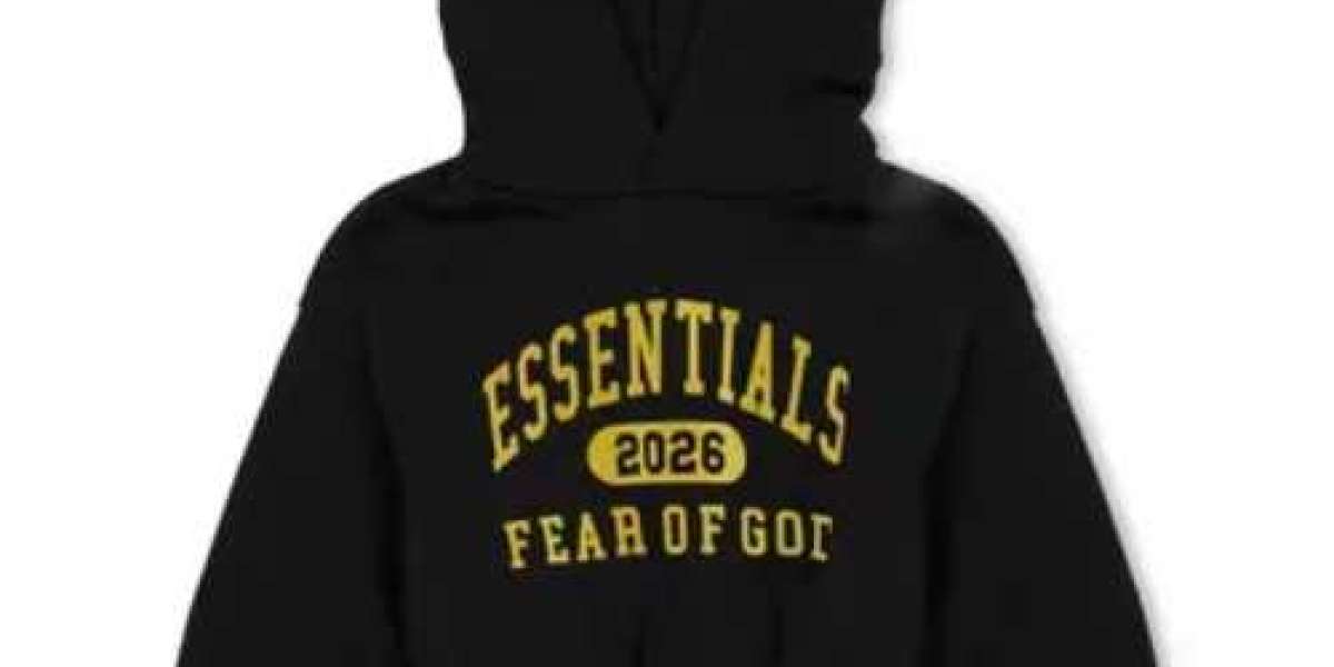 Essentials dark oatmeal hoodie looks under sunlight