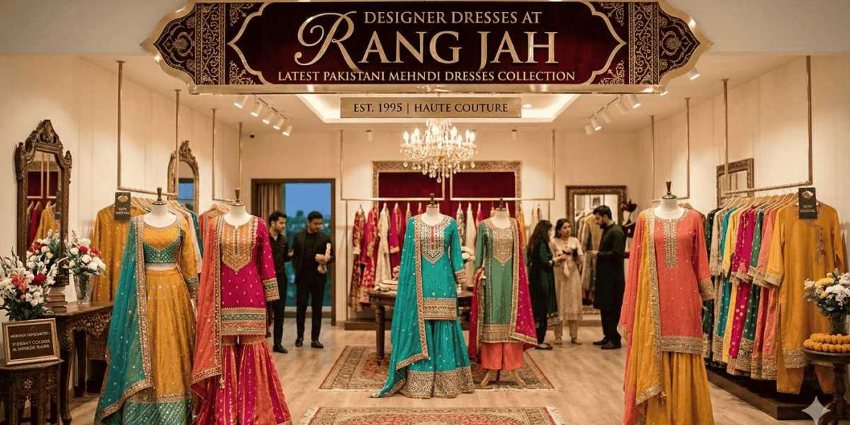 How to Choose the Perfect Pakistani Mehndi Dresses from Rang Jah