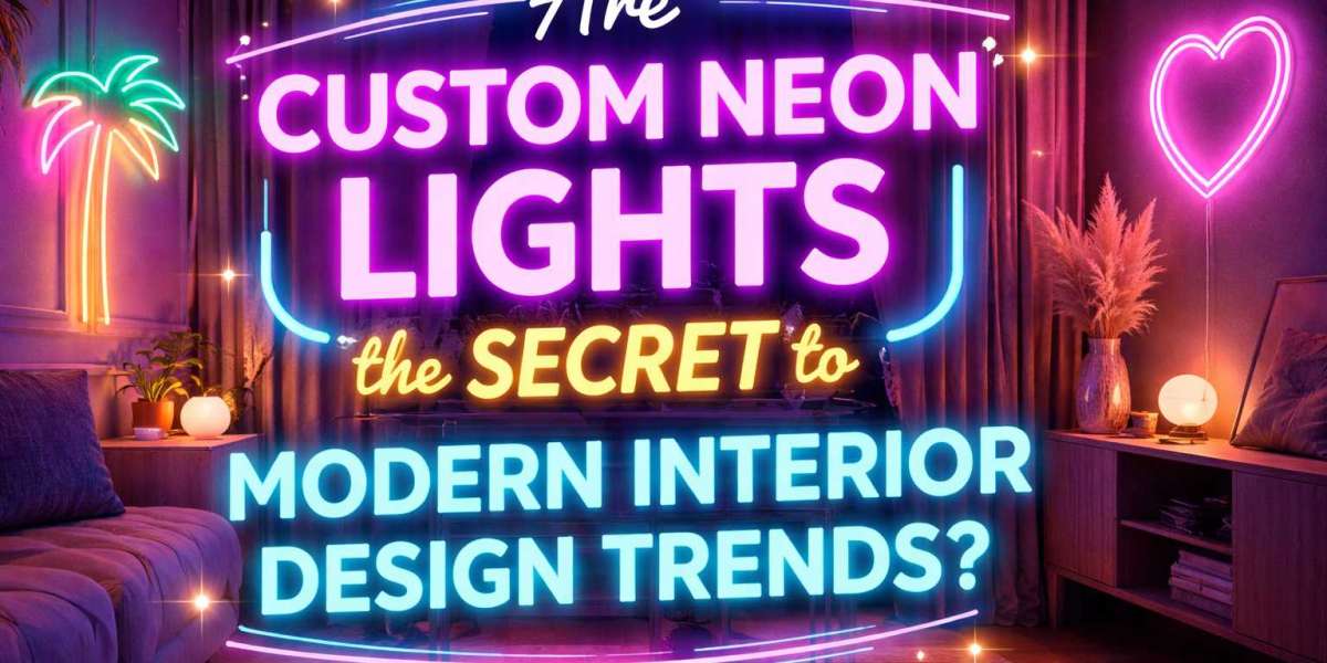 Custom Neon Lights: A Creative Touch for Home and Business Décor