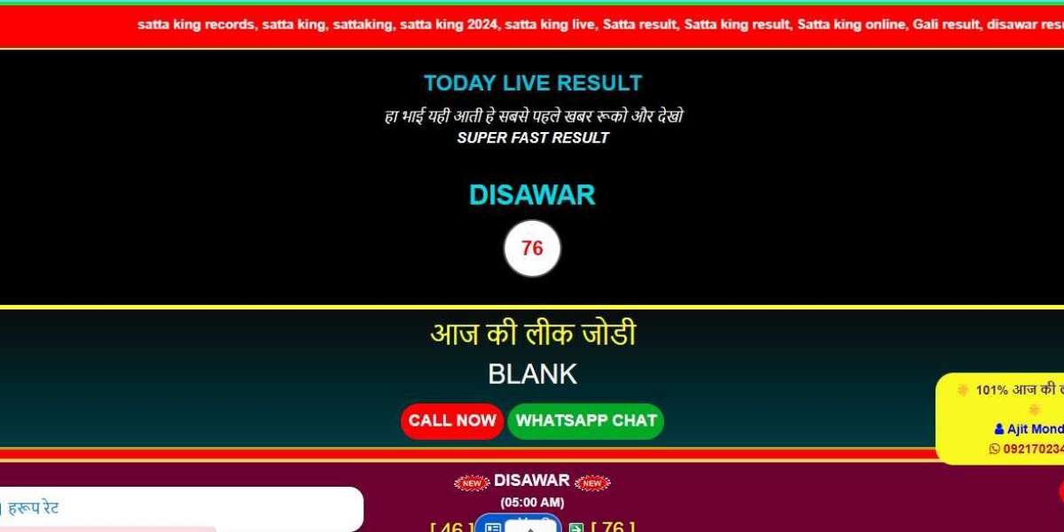 Satta King Record Report and Complete Historical Chart Collection