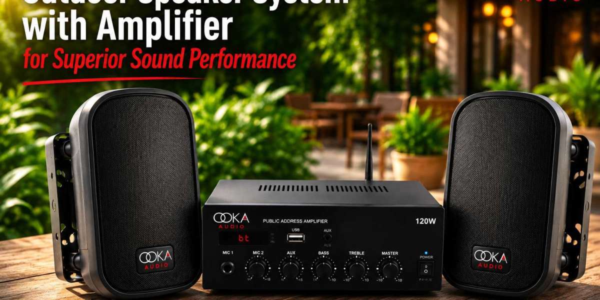 Outdoor Speaker System with Amplifier for Superior Sound Performance