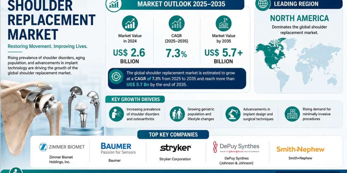 Global Shoulder Replacement Market to Expand at 7.3% CAGR Through 2035