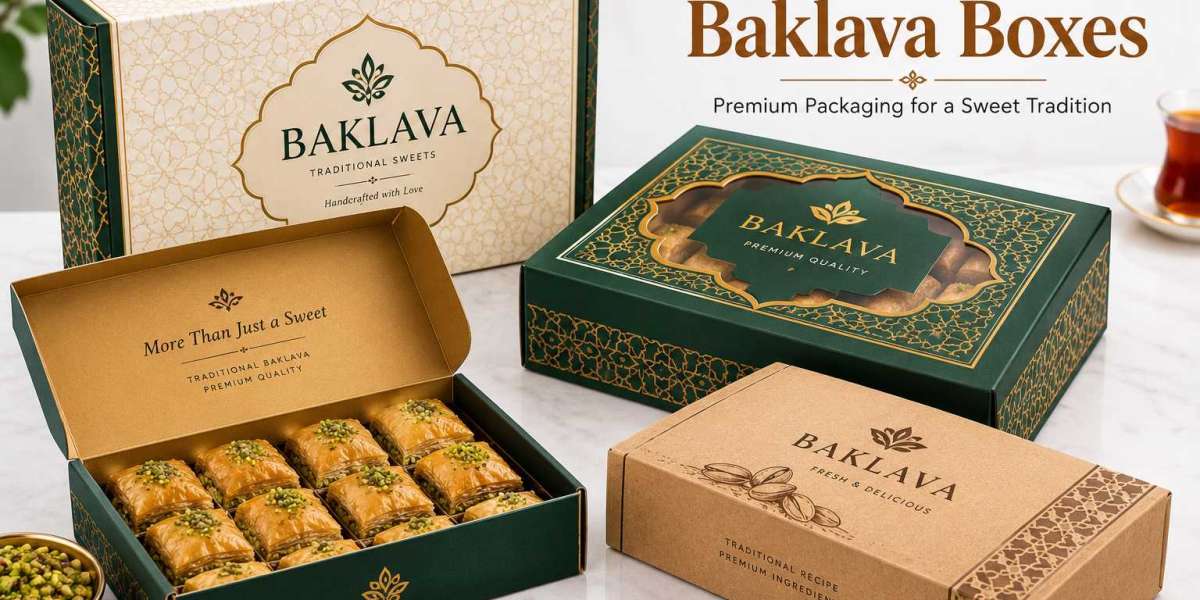 Custom Baklava Boxes for Fresh Dessert Storage