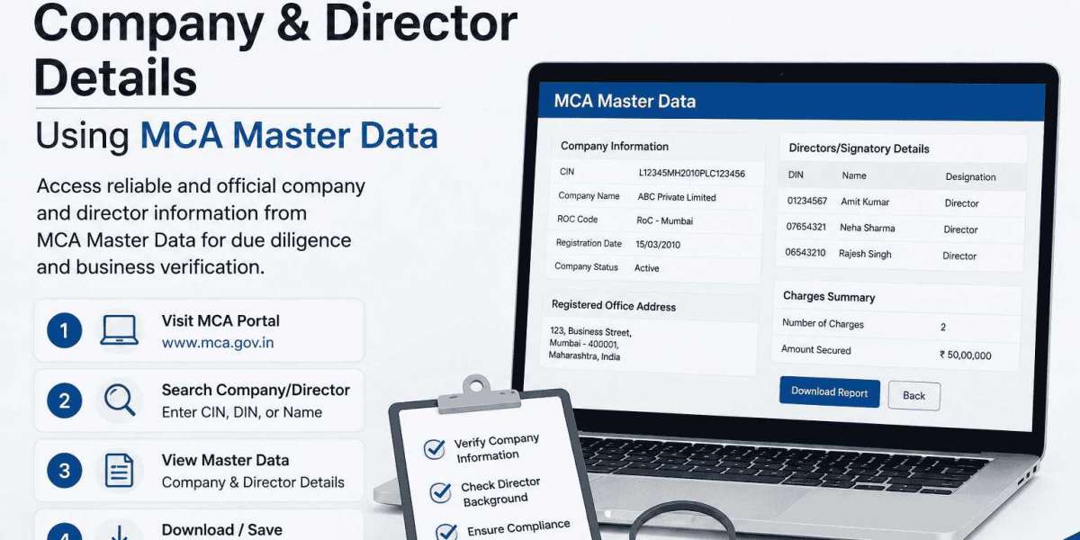 Understanding MCA Company Master Data: CIN, Directors, Status & More